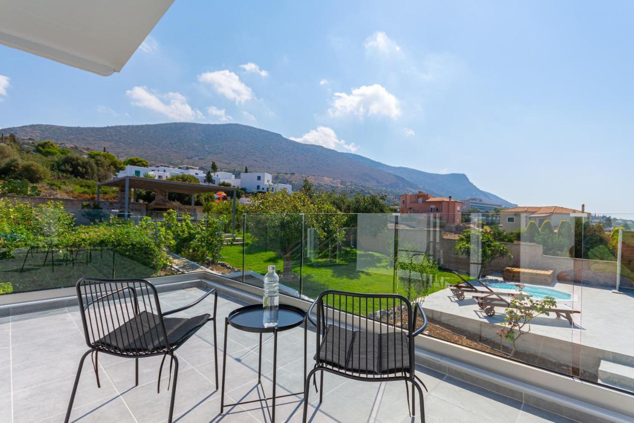 Queen'S Gem Luxury Villa - Heated Jacuzzi & Pool Hersonissos  Exteriér fotografie