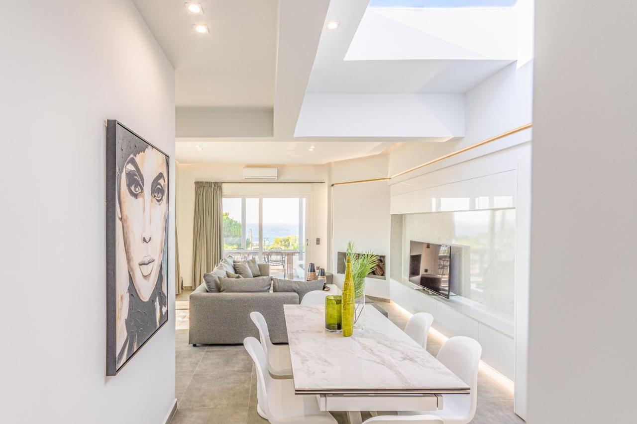 Queen'S Gem Luxury Villa - Heated Jacuzzi & Pool Hersonissos  Exteriér fotografie