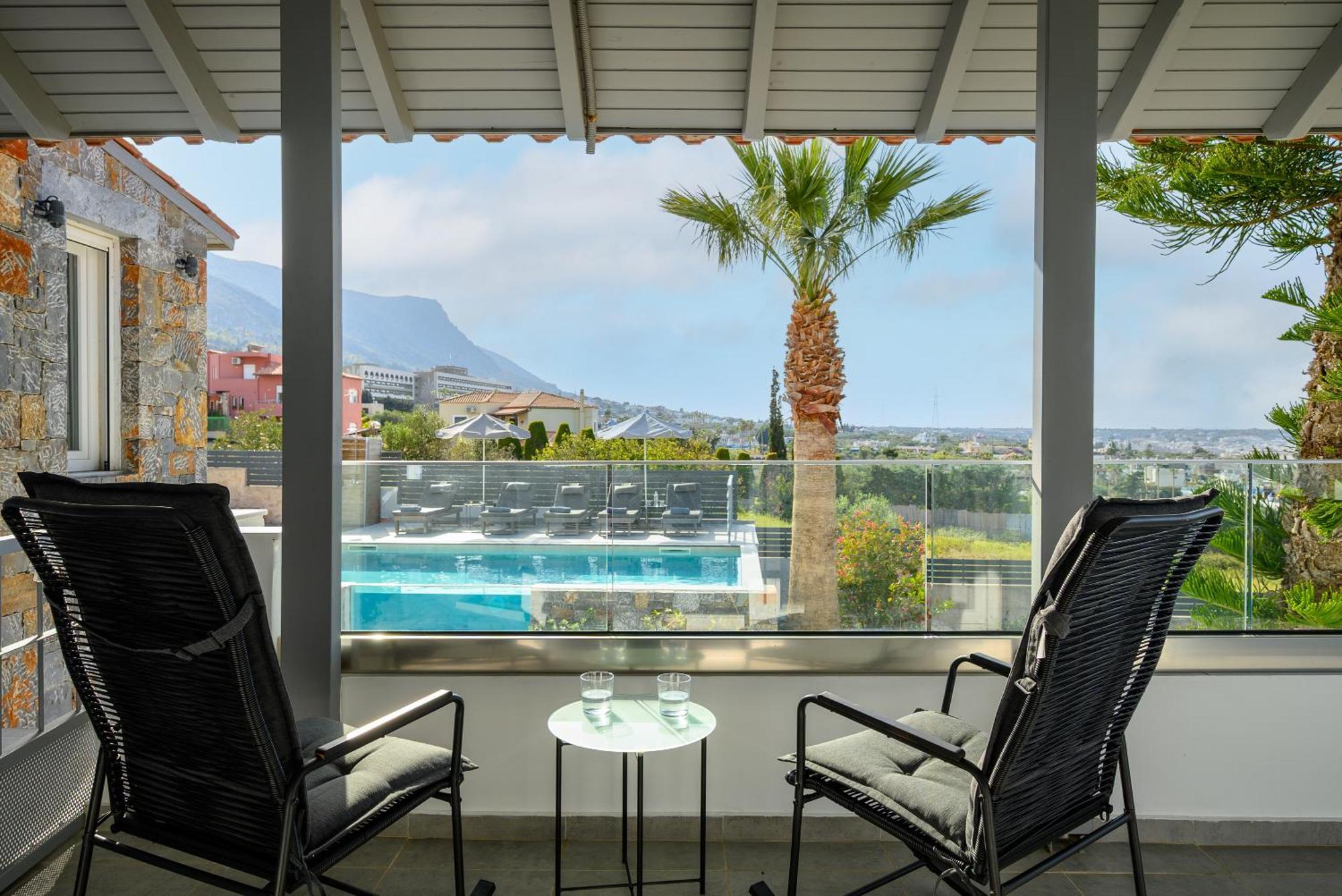 Queen'S Gem Luxury Villa - Heated Jacuzzi & Pool Hersonissos  Exteriér fotografie