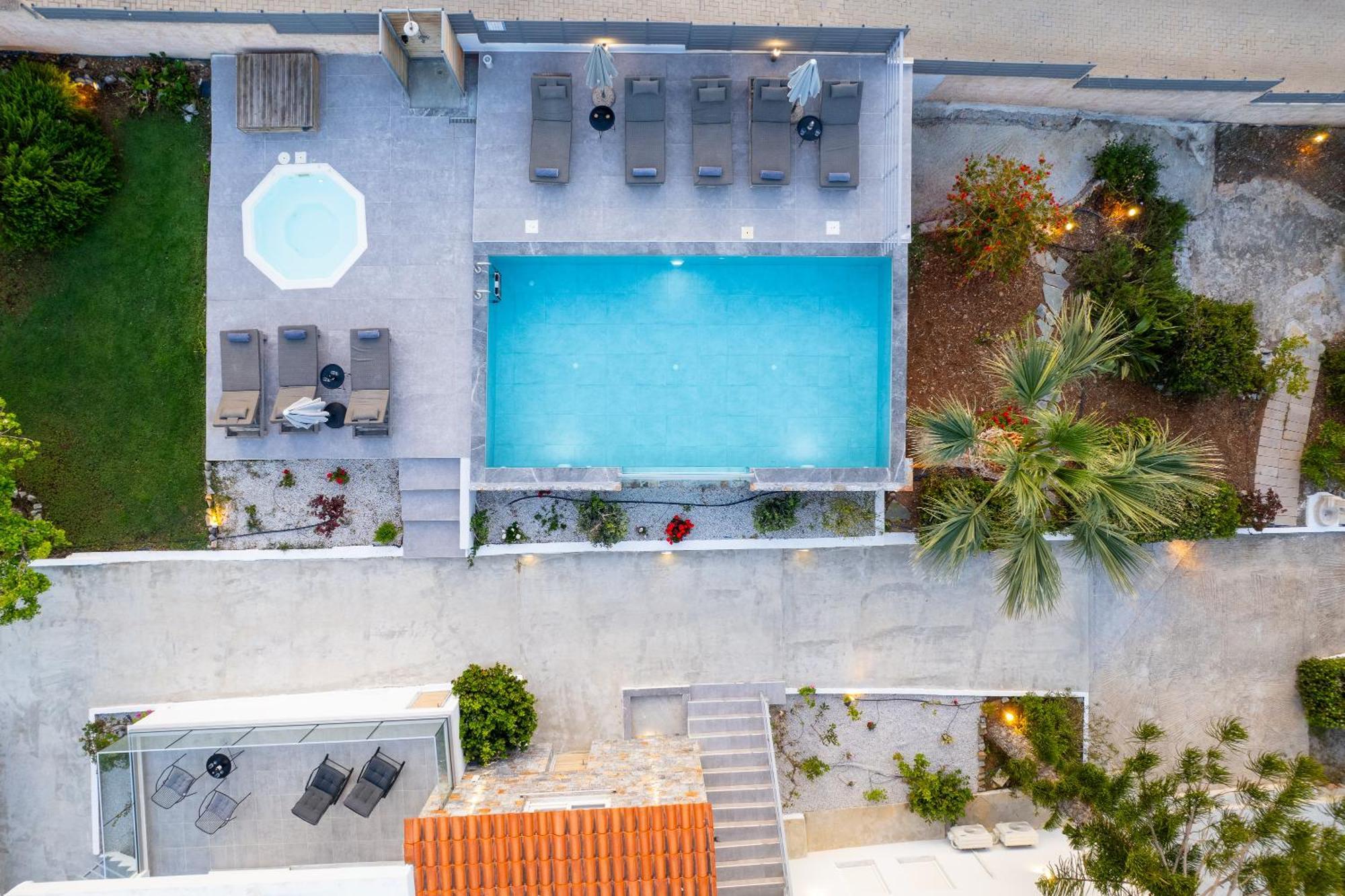 Queen'S Gem Luxury Villa - Heated Jacuzzi & Pool Hersonissos  Exteriér fotografie